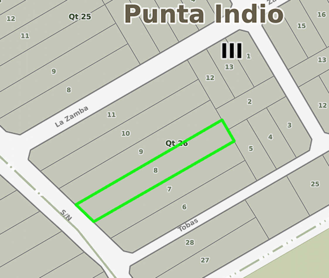 LOTE EN PUNTA INDIO AMPLIO