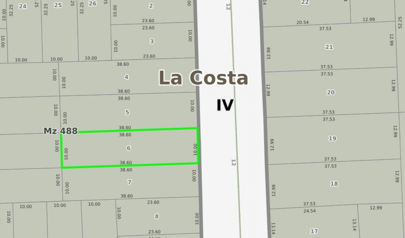 Lote en venta en Mar del Tuyu — Partido de La Costa