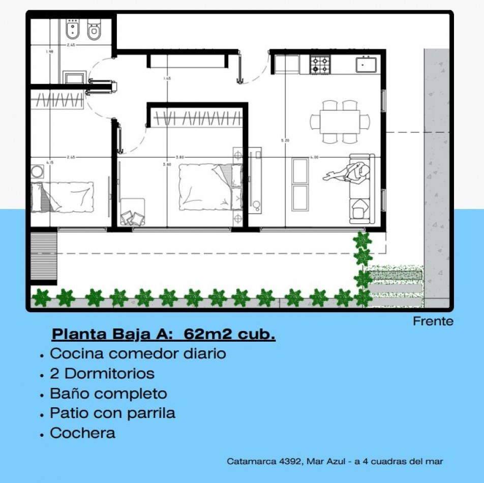 Departamentos en Pozo - Costa Azul - Zona Costera