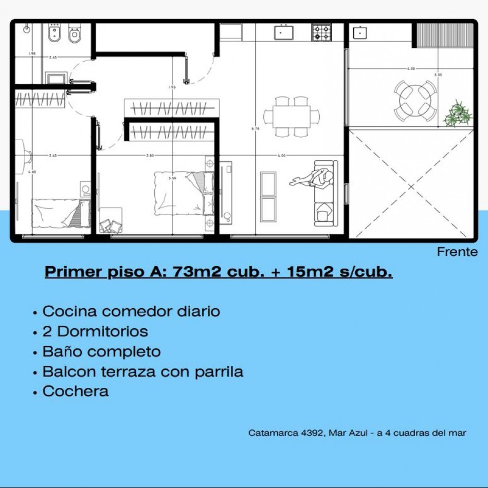 Departamentos en Pozo - Costa Azul - Zona Costera